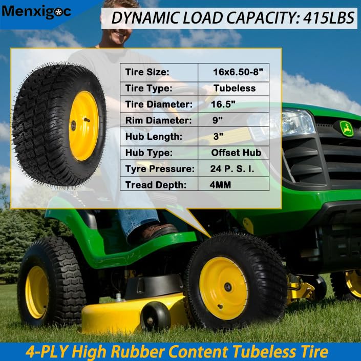 menxigoc four-ply tubeless tire resists wear and cracking for longevity