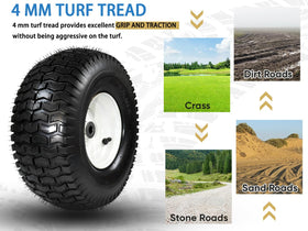 Menxigoc non-directional herringbone tread provides solid grip.