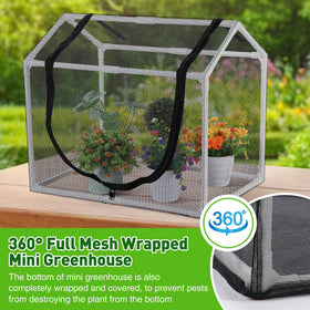 Meonum Compact greenhouse protecting herbs and orchids from pets and birds