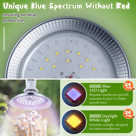 Indoor grow setup with Meonum light for shelves and tents