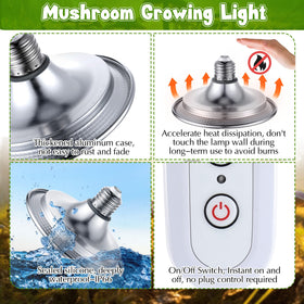 Moisture-sealed exterior protects the unit in humid grow environments