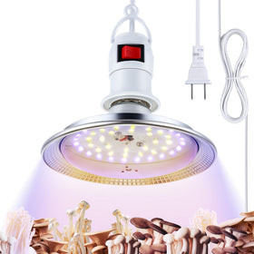 Meonum mushroom grow light with hanging design for compact spaces and decorative setup.