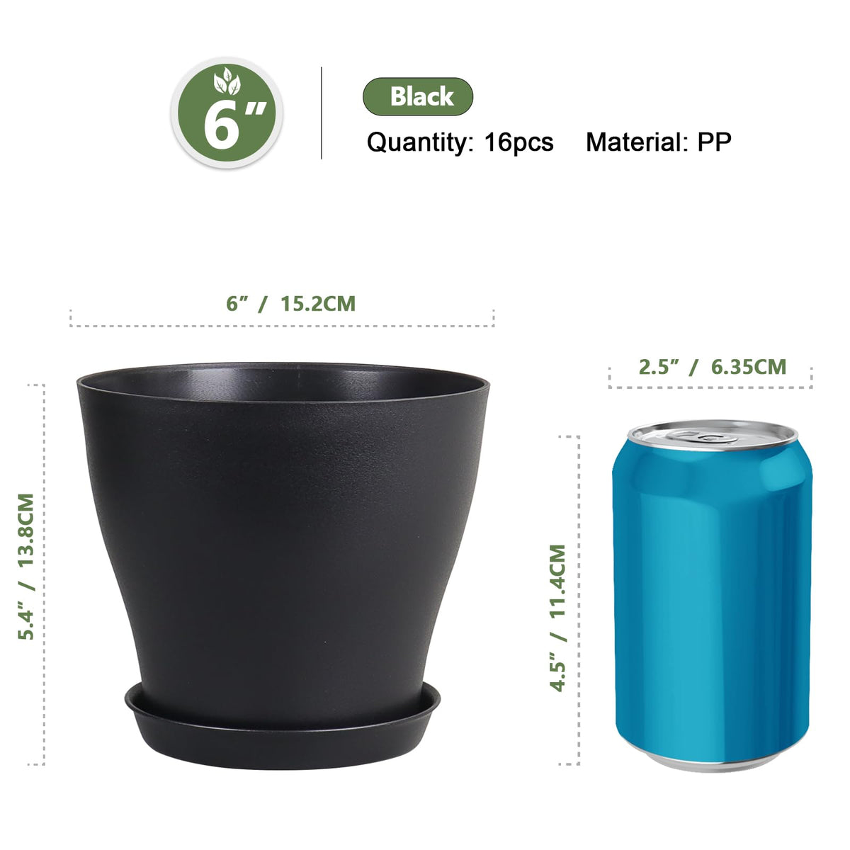 Meowell drainage holes and saucers keep surfaces clean while watering.