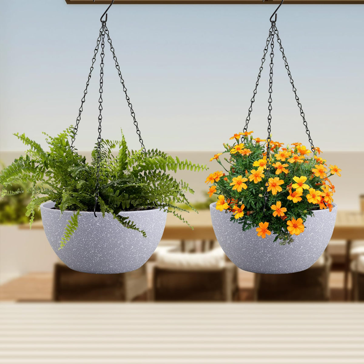Meowell outdoor porch setup for easy garden accents.