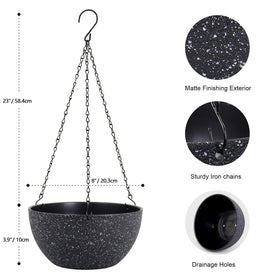 Meowell hanging planter with drainage holes promotes healthier root growth.