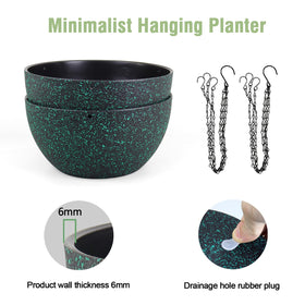 Lightweight yet sturdy Meowell plastic planter suitable for indoor/outdoor use