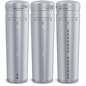 MeQuriac hot tub cartridge 3-pack packaging for convenient maintenance