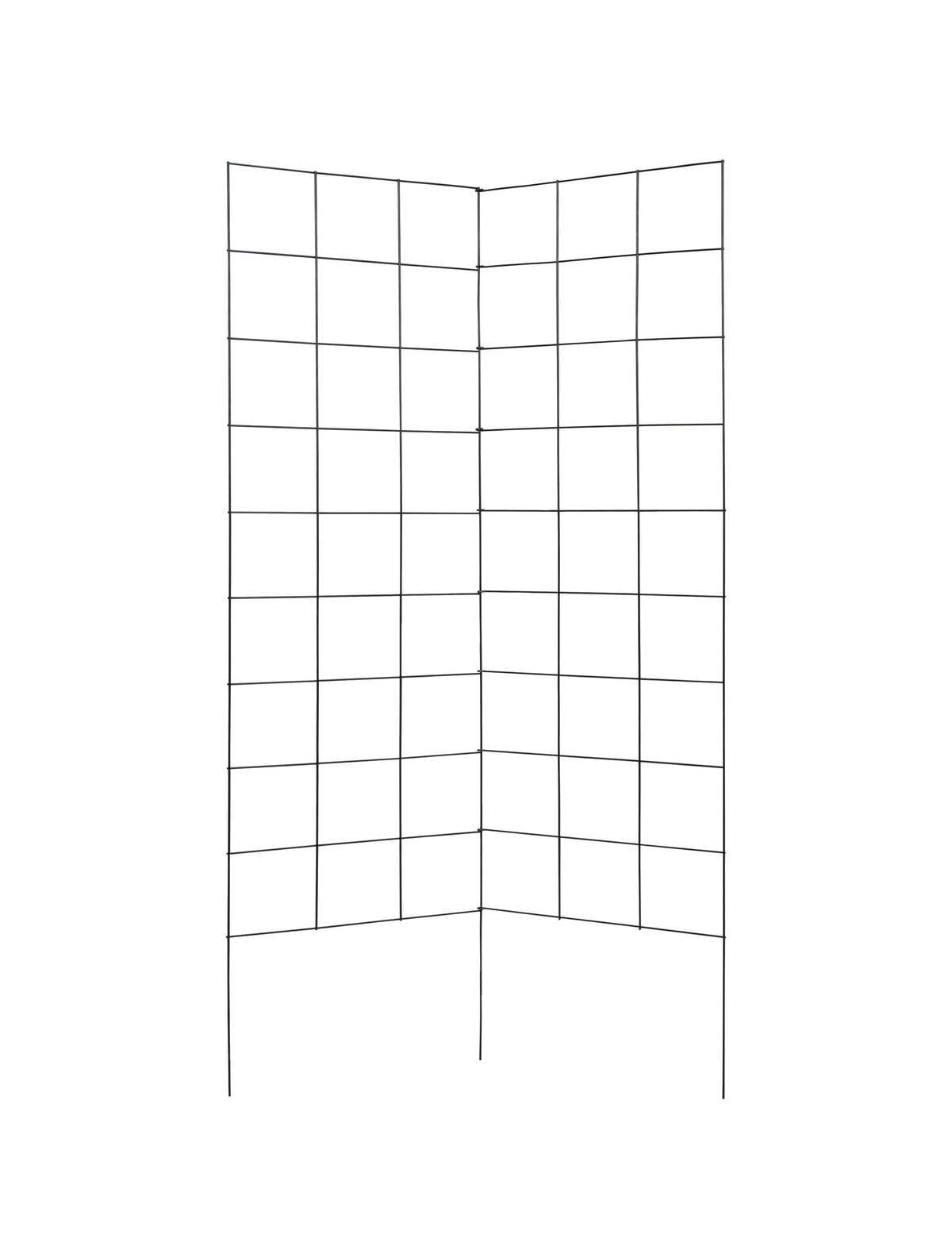 Meranti 2-Panel Folding Garden Trellis ready to use with no assembly