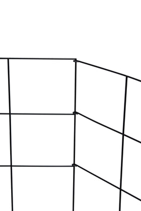Meranti garden trellis installed along a wall or corner