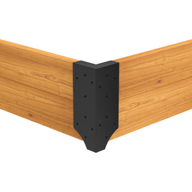 Meranti Home + Garden bracket tip can be inserted into soil for stable placement.