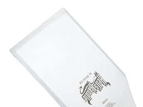 Mercer Culinary Hell's Handle blade closeup reveals precision ground stainless steel.
