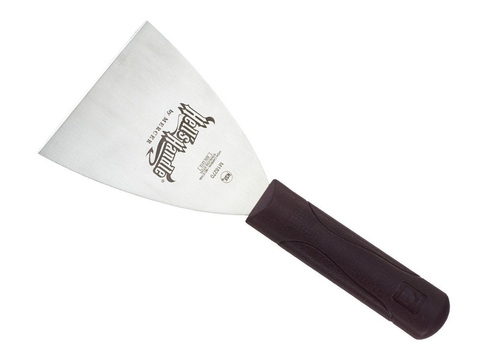 Mercer Culinary Hell's Handle grill scraper blade for precise cleaning on grills