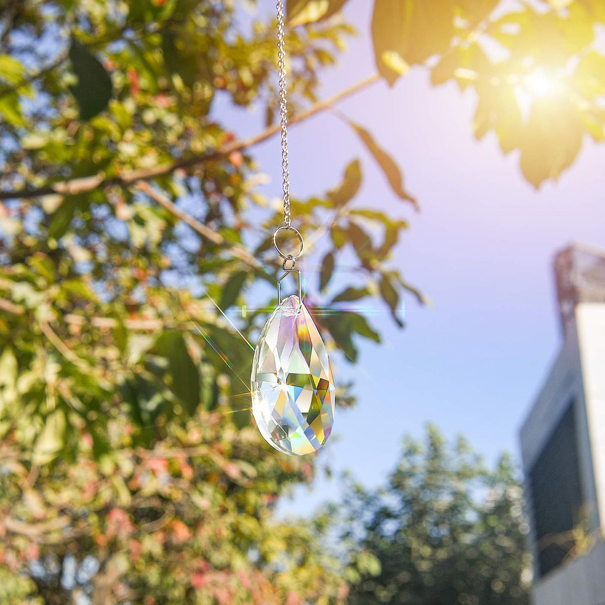 MerryNine chain with hook for prisms, easy installation and adjustment