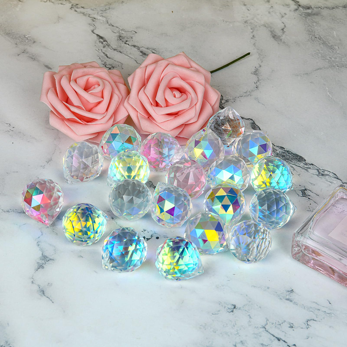 MerryNine window decor prism ball 30mm adds bright interior lighting and mood-shift color.