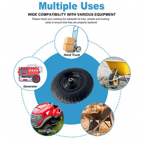 MerryYard high density rubber foam tread reduces noise and adds grip