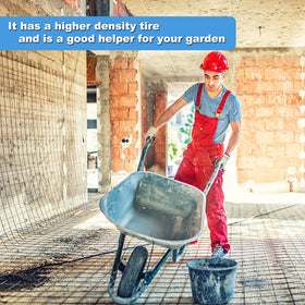 MerryYard polyurethane tire no-leak design reduces ground marks