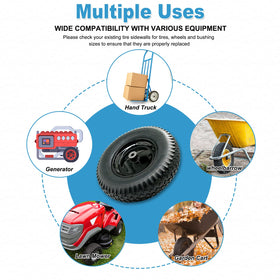 MerryYard two-ply puncture-resistant tire for stable rides