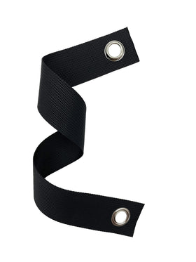 Mesench grommeted strap offers easy, slip-free trunk wrapping.