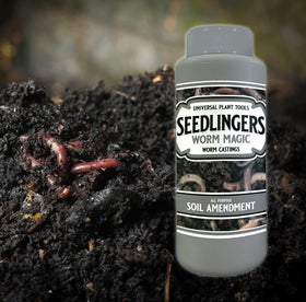Messinas Seedlingers Worm Magic improves soil texture for better root development.