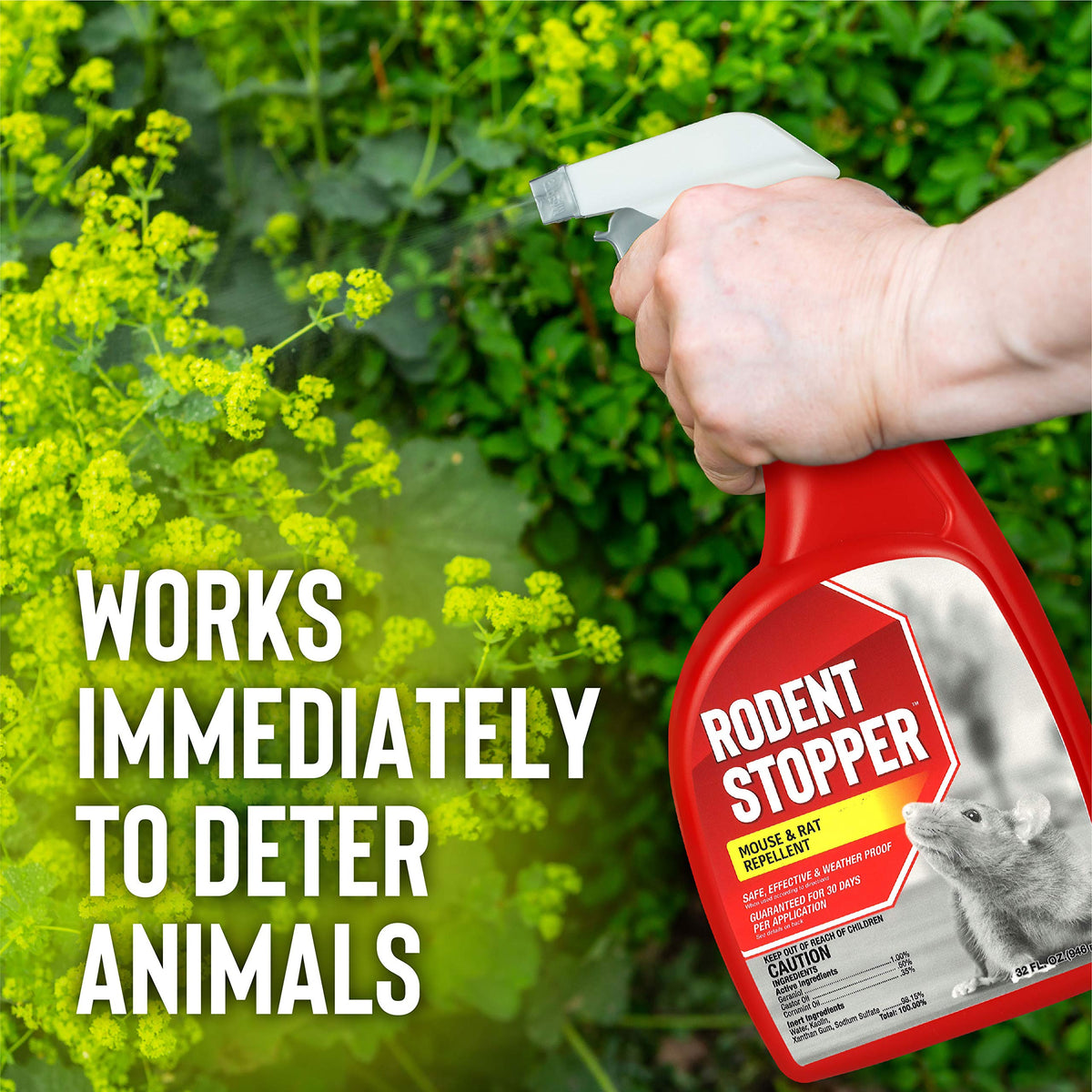 Messinas Wildlife RS-U-128 Rodent Stopper dries clear for discreet application