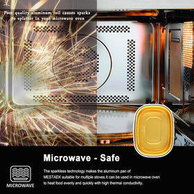 MESTAEK dishwasher-safe reusable tray ready for quick cleanups.