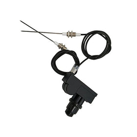 Meter Star dual-electrodes enable stable spark across grill grates.
