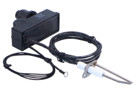 Meter Star dual-outlet ignition kit ready for gas pit setup