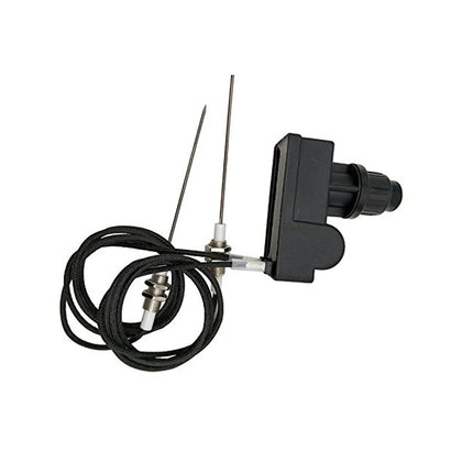 Meter Star grill-igniter-kit with AA battery powering fast barbecue starts.