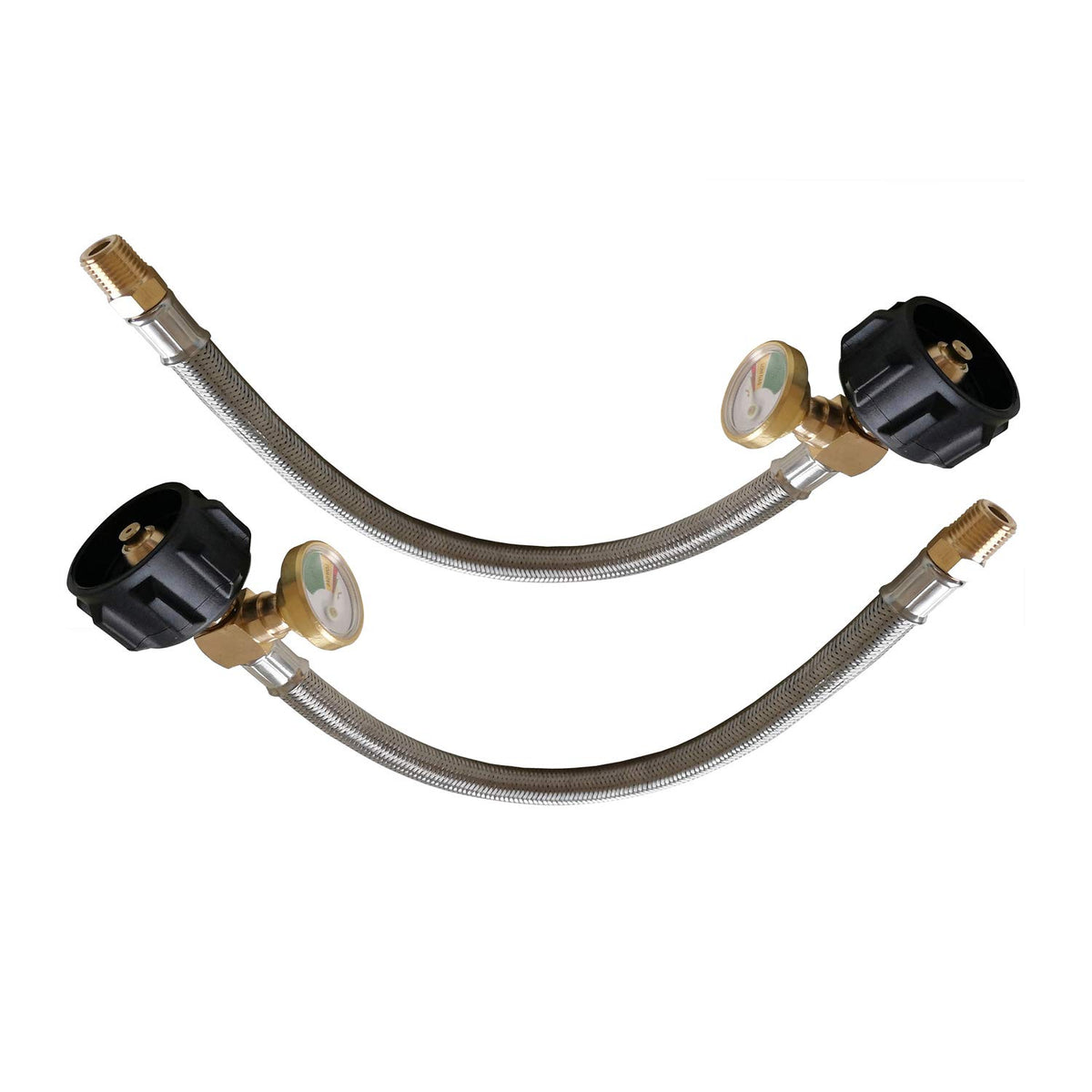 Meter Star stainless steel braided hose offers durability for outdoor grilling