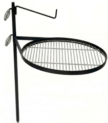 METORICO 24-inch campfire grill grate offers spacious cooking area for family meals.