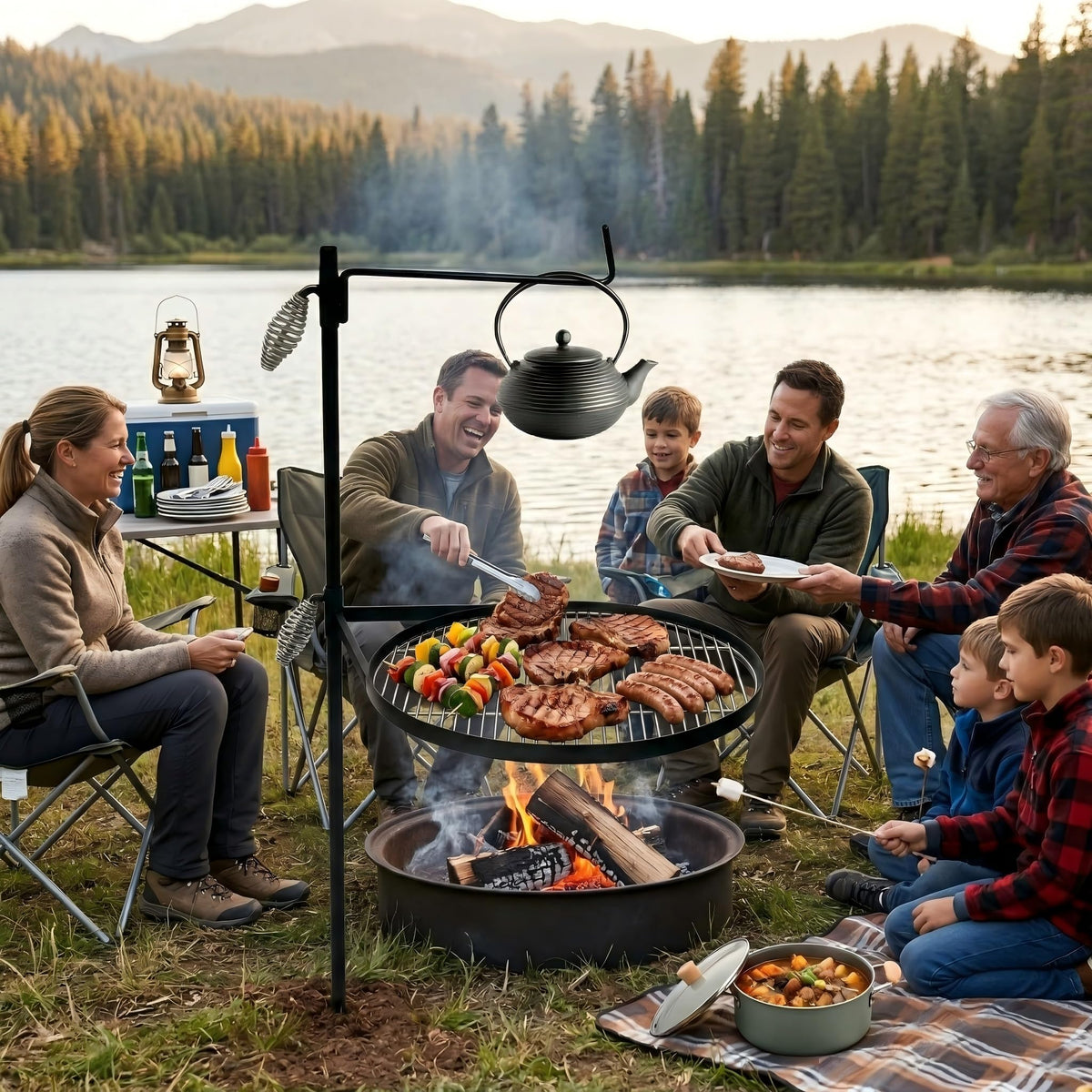 METORICO portable design fits backpacking trips and backyard gatherings.