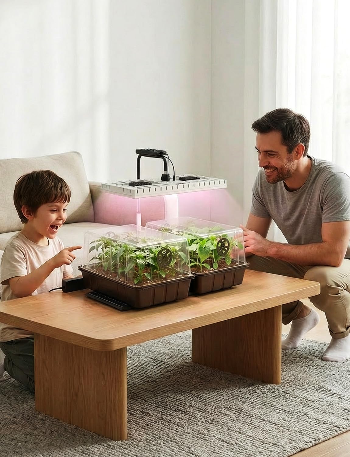 MetryGrow complete germination kit includes all essential components.