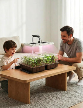 MetryGrow complete germination kit includes all essential components.