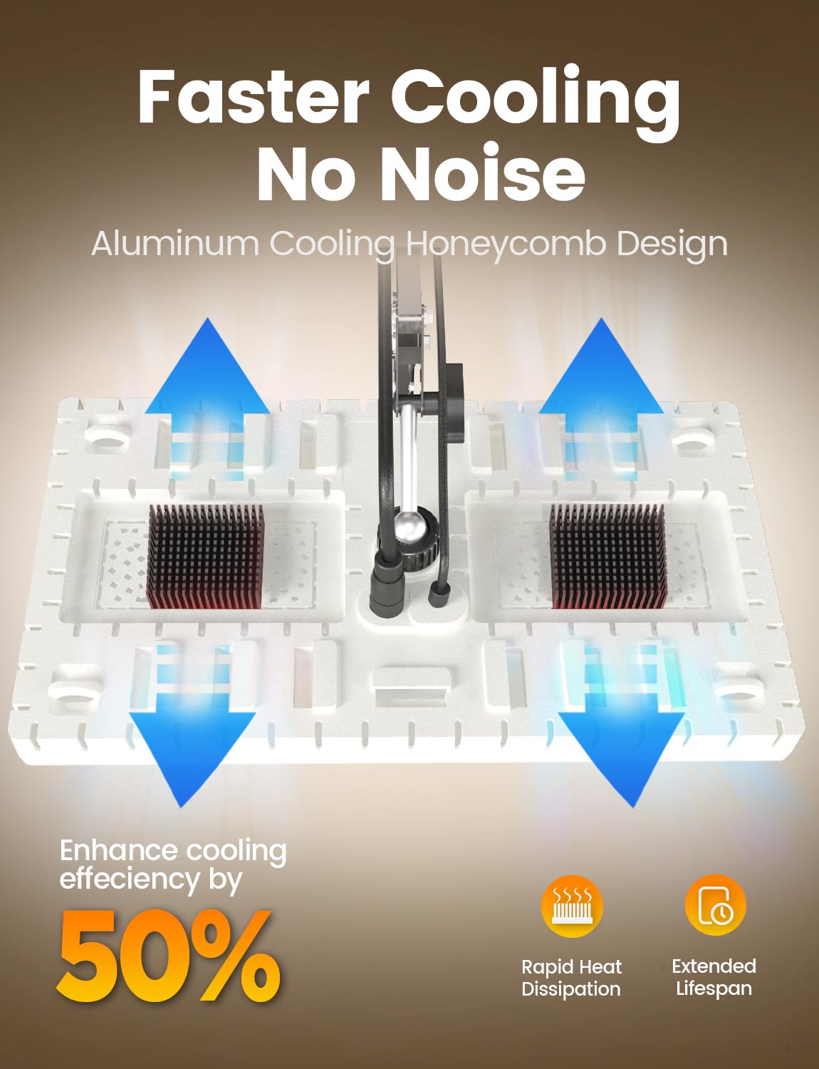 MetryGrow magnetic control panel allows easy manual operation.