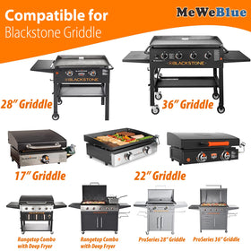 MeWeBlue drip-pan liner pack made of recyclable aluminum.
