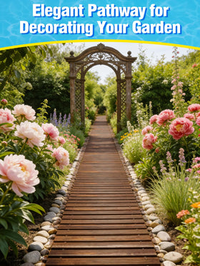 MEWTOGO versatile outdoor path suits gardens, events, and poolside access.