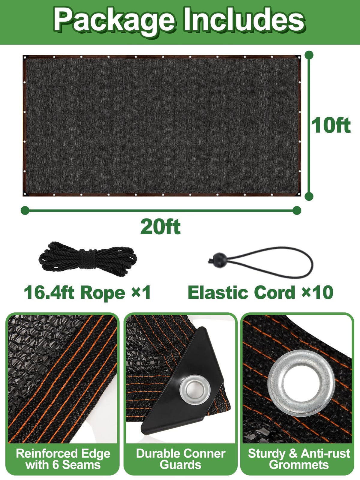 Versatile MEWTOGO shade cloth used on garden, patio, and kennel