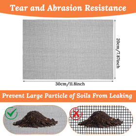 Meyeyaia bonsai drainage mesh with 1.5mm holes prevents soil loss while promoting airflow