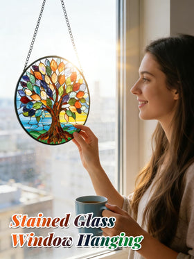 Meyocky Tree of Life suncatcher 7-8 inch—bold statement in sunlight