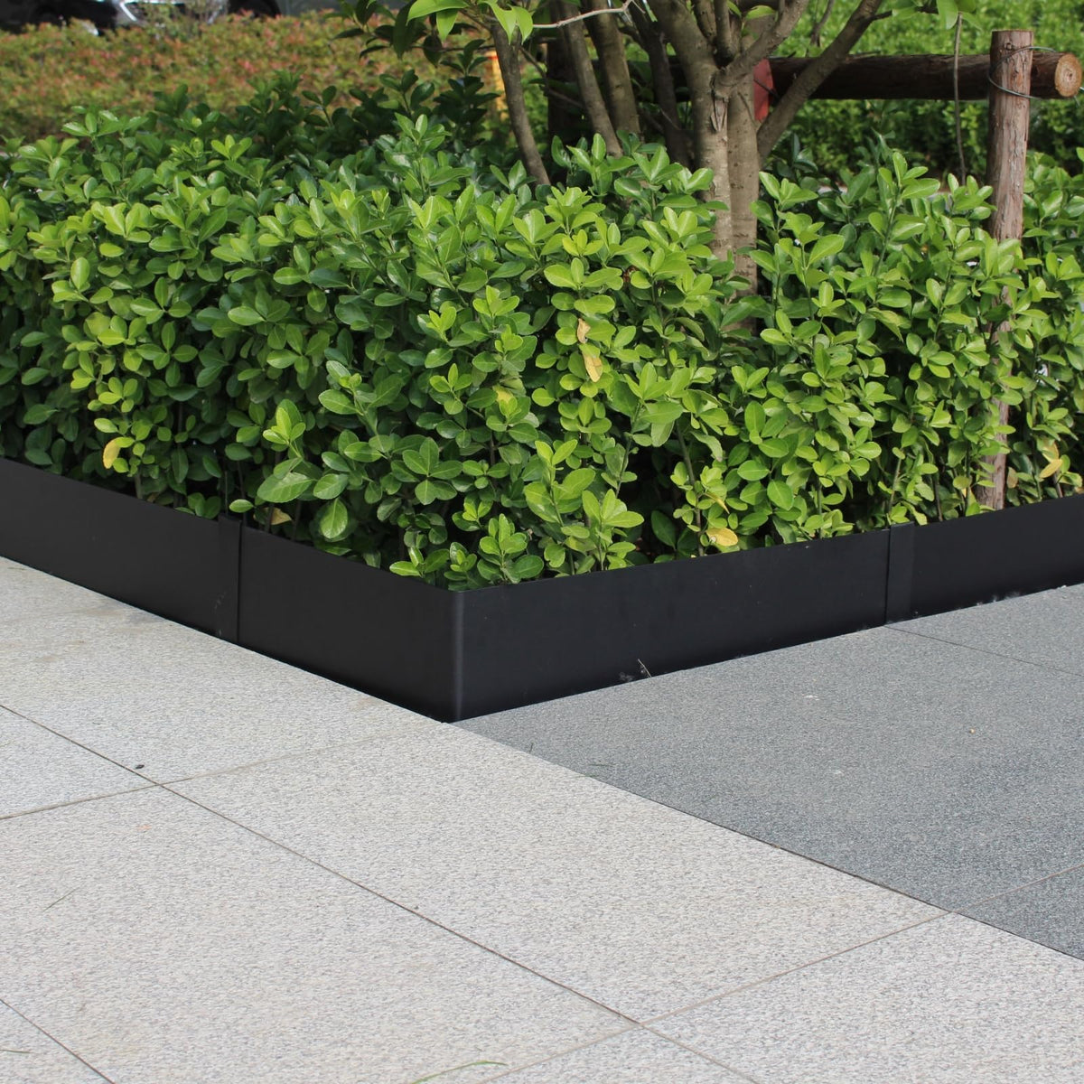 Meyoppm 40-inch edging length aligned along a garden path.