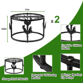 MeyRolizn 4 leg round base design emphasizes stability during feeding