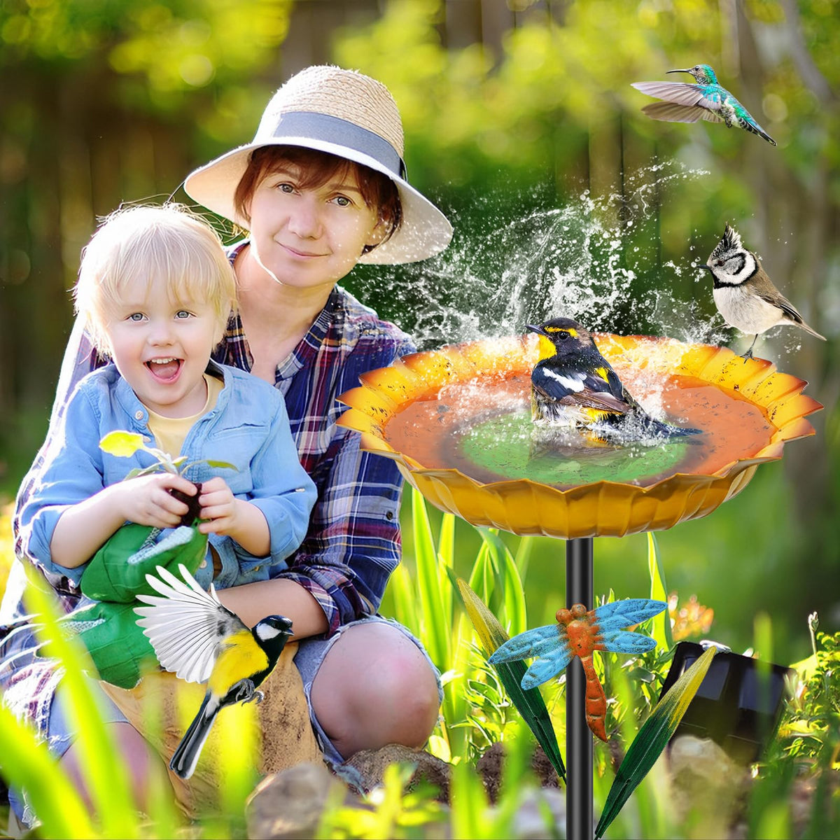MeyRolizn detachable bowl simplifies cleaning and quick maintenance after garden visits