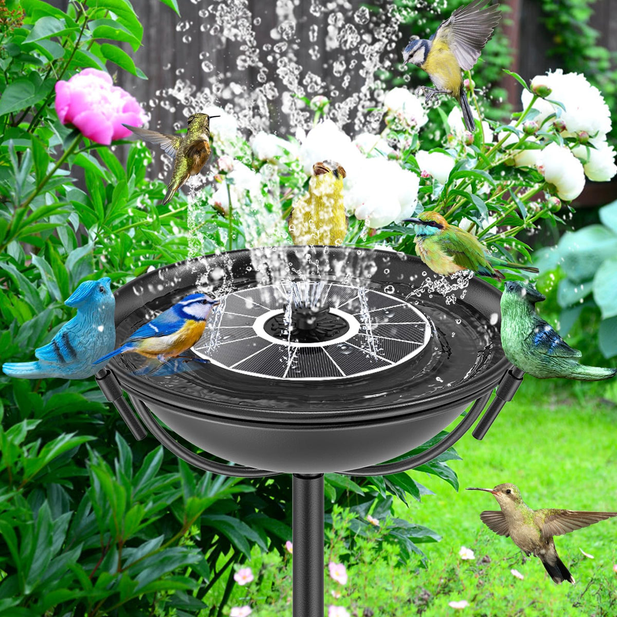 Ideal focal point for bird watching in gardens