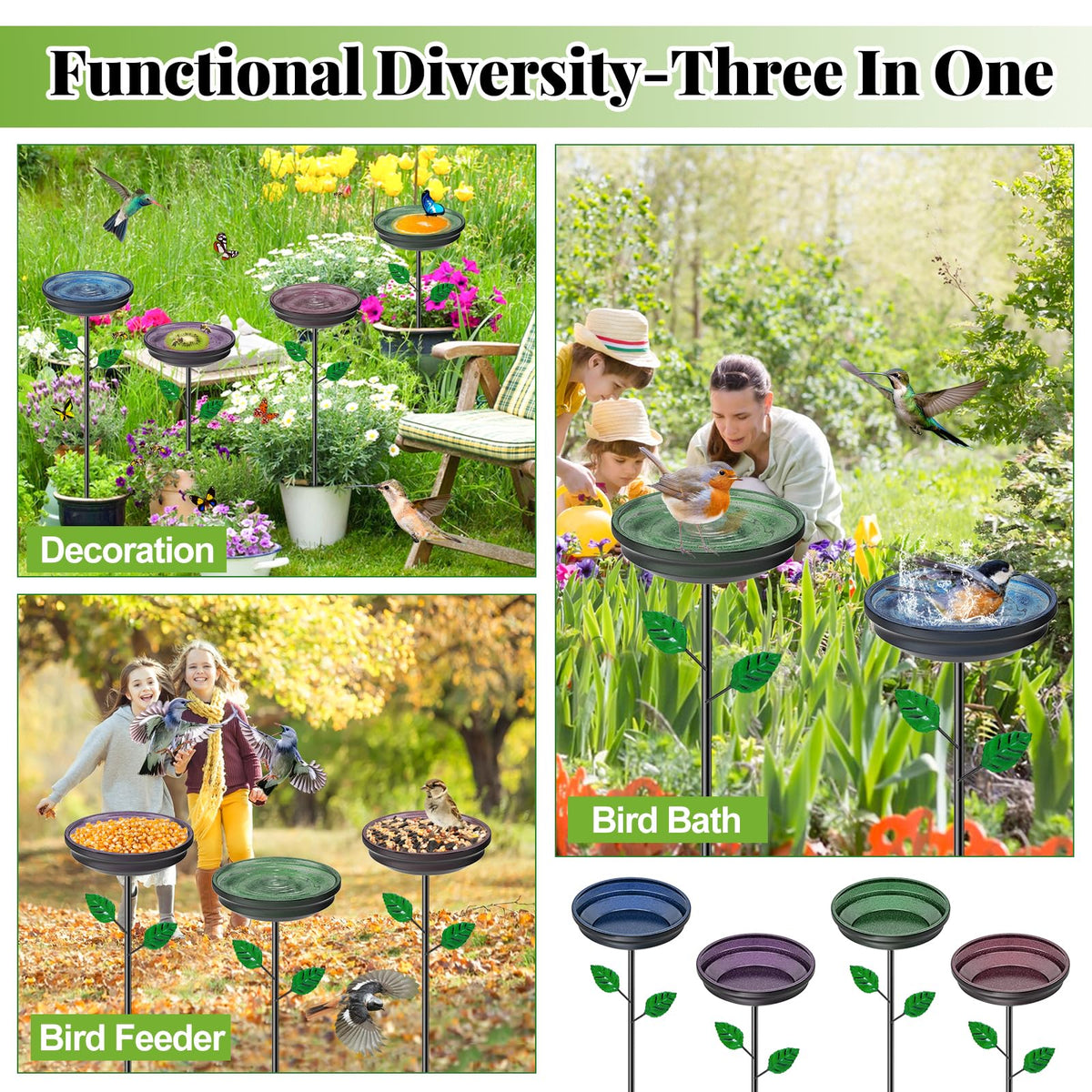 MeyRolizn hummingbird bath brown bowl blends into the yard while inviting visitors.