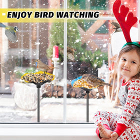MeyRolizn outdoor garden decor water bowl is easy to set up.