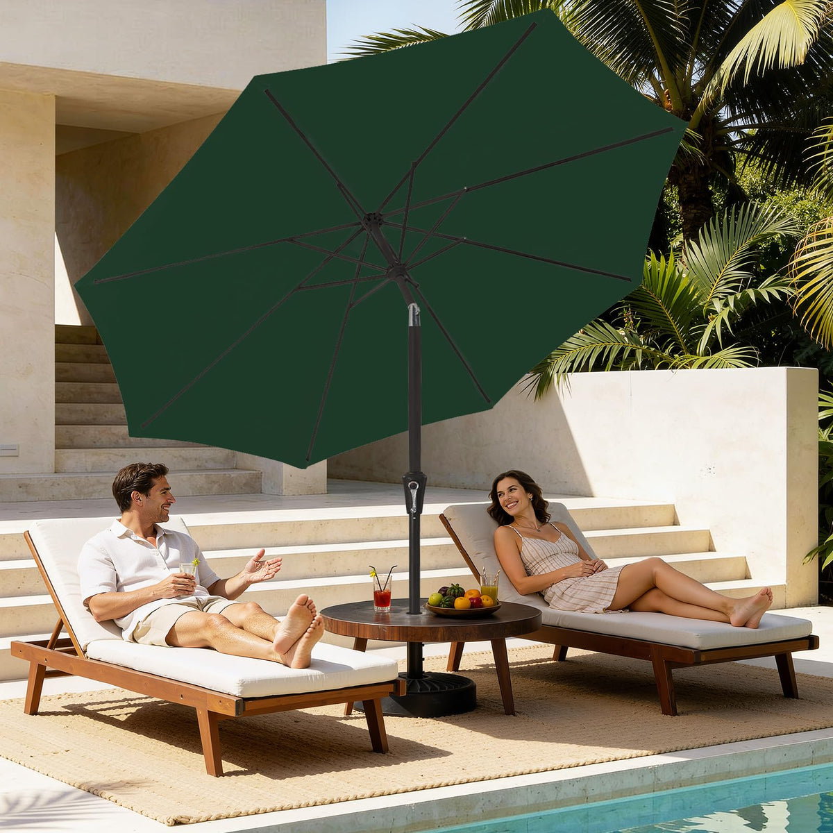 MEWAY 8-rib frame provides stable support for breezes