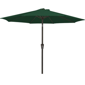 MEWAY 9ft patio umbrella canopy open over dining area for shade