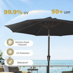 MEWAY eight-rib frame ensures wind resistance.