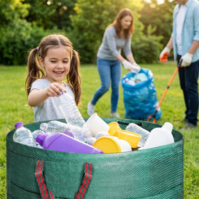 Mezchi easy-fill yard bags for efficient loading and transfer.