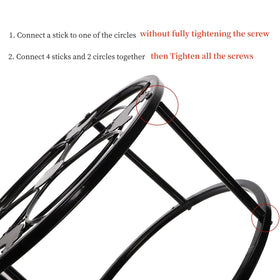 Mezchi four-leg sturdy stand reducing wobble and slips.